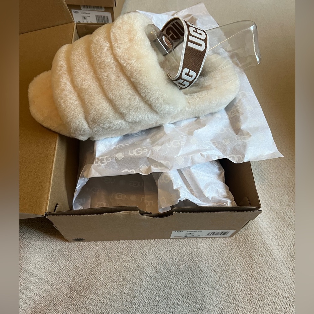 New ugg yeah fur slides